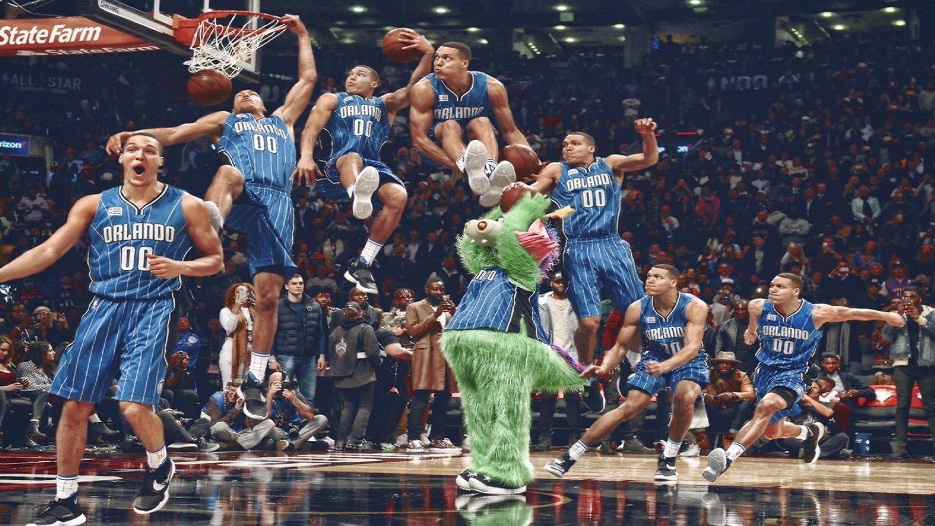 掘金队内线球员状态火热，掘金队所有球员